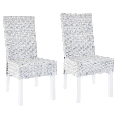 2 pcs Dining Chairs Grey