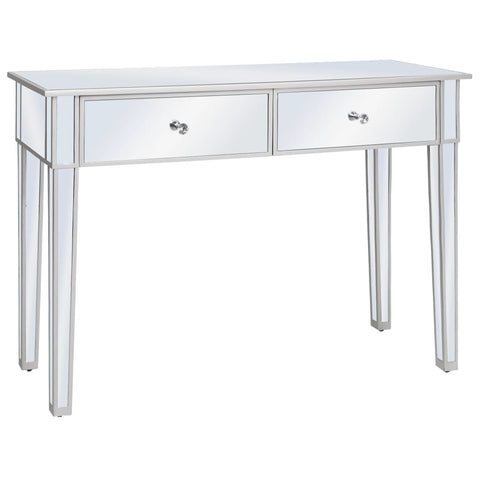 Mirrored Console Table MDF and Glass