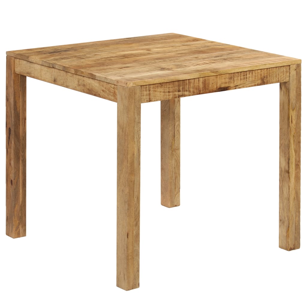 Mango Wood Dining Table Solid 82x80x76cm