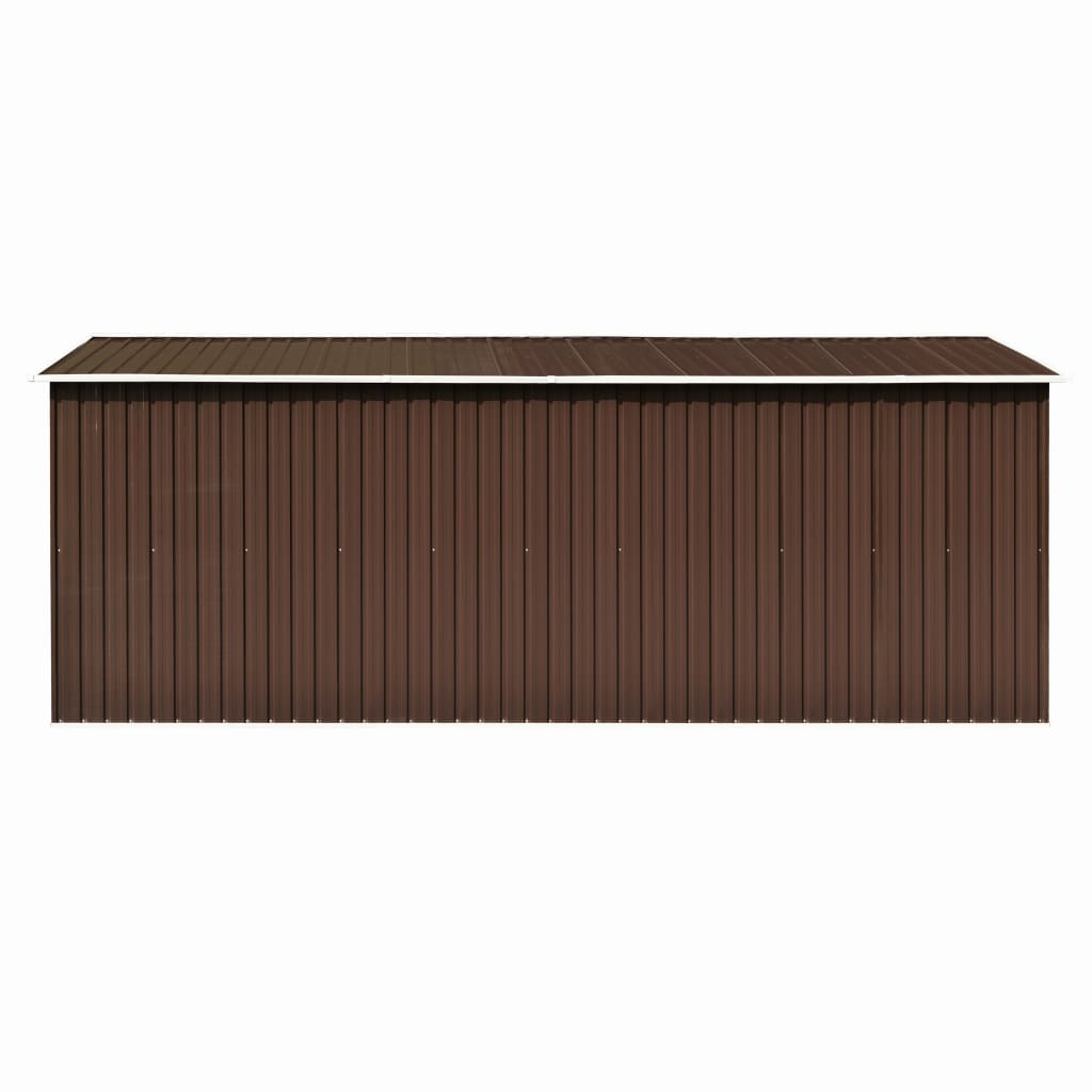 Garden Shed Metal - Brown
