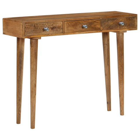 Console Table, Solid Mango Wood