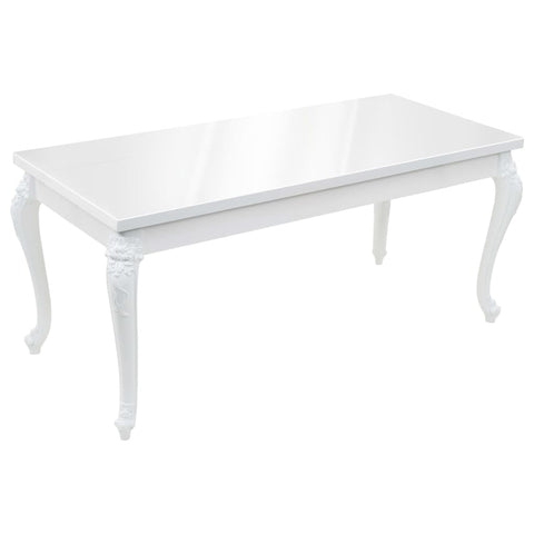 Dining Table High Gloss White