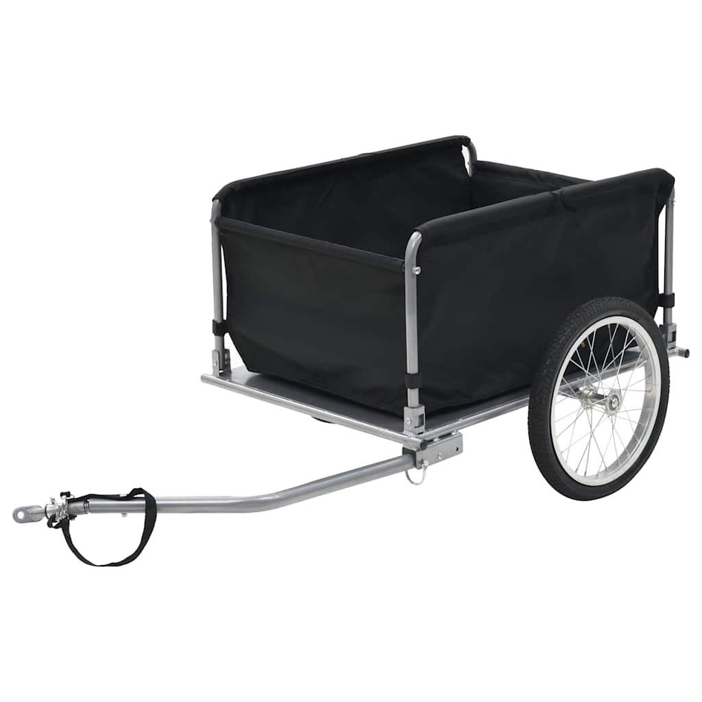 Bike Cargo Trailer Black and Yellow 65 kg | Black colour