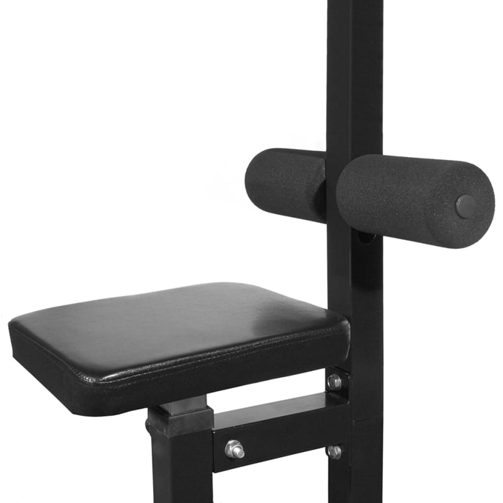 Power Tower with Barbell and Dumbbell Set 60.5 kg