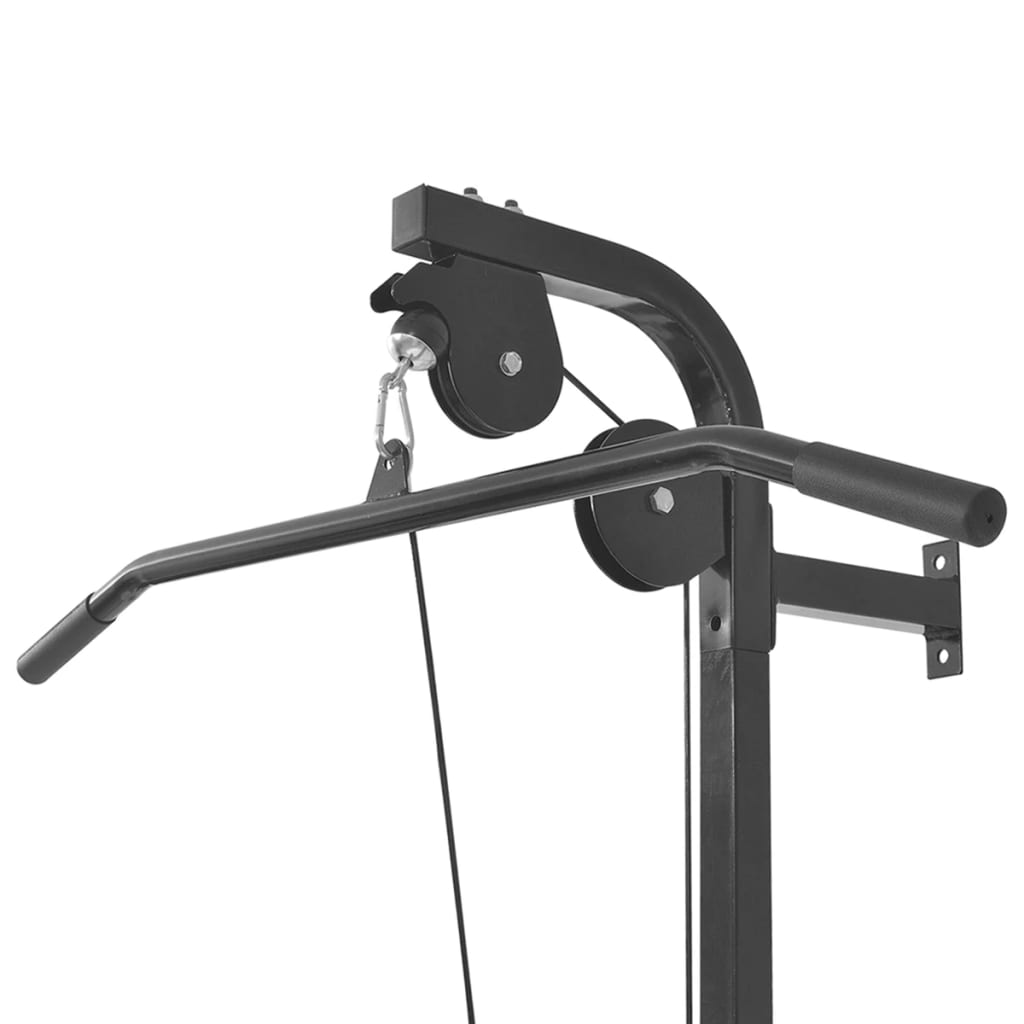 Wall-mounted Power Tower with Weight Plates 40 kg | Weightlifting Machines & Racks