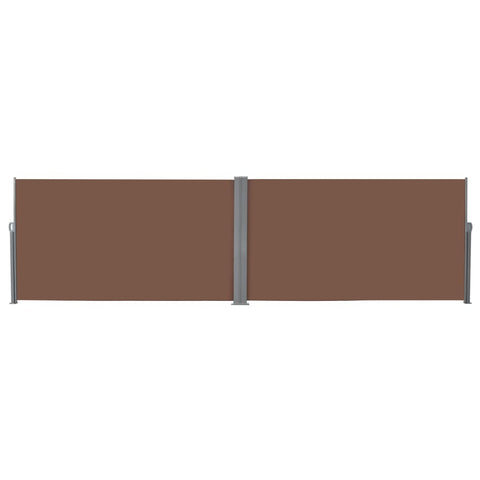 Retractable Side Awning Brown