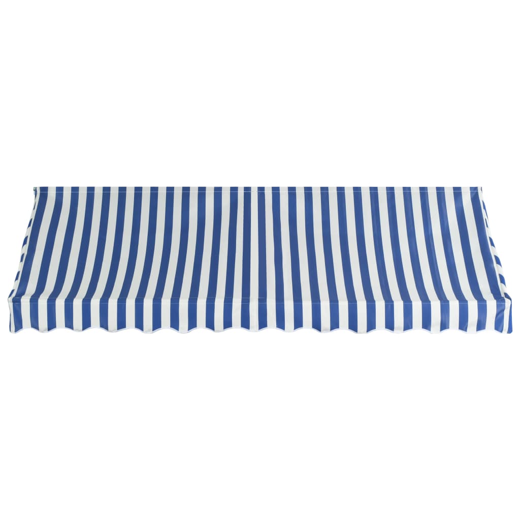 Bistro Awning Blue and White M