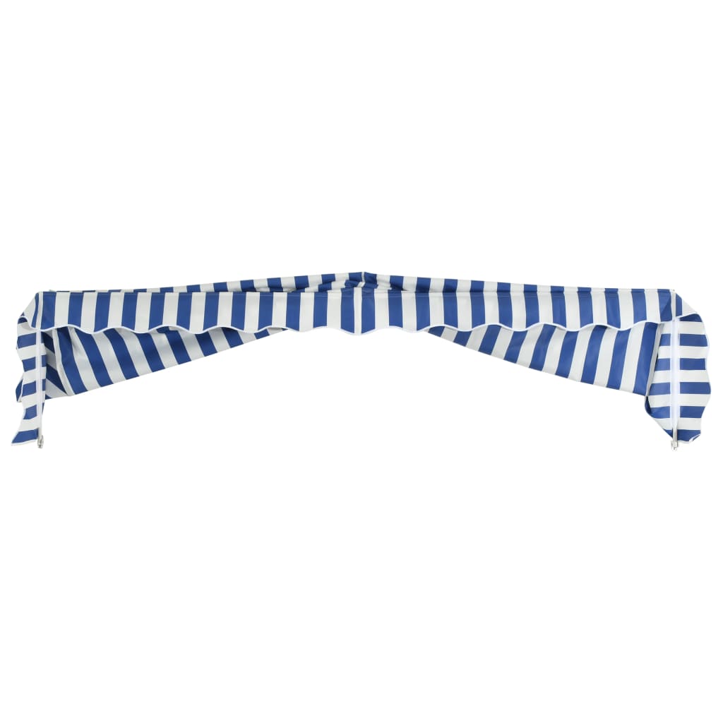 Bistro Awning Blue and White M