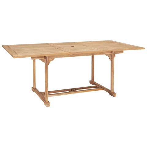 Extending Garden Table Solid Teak Wood