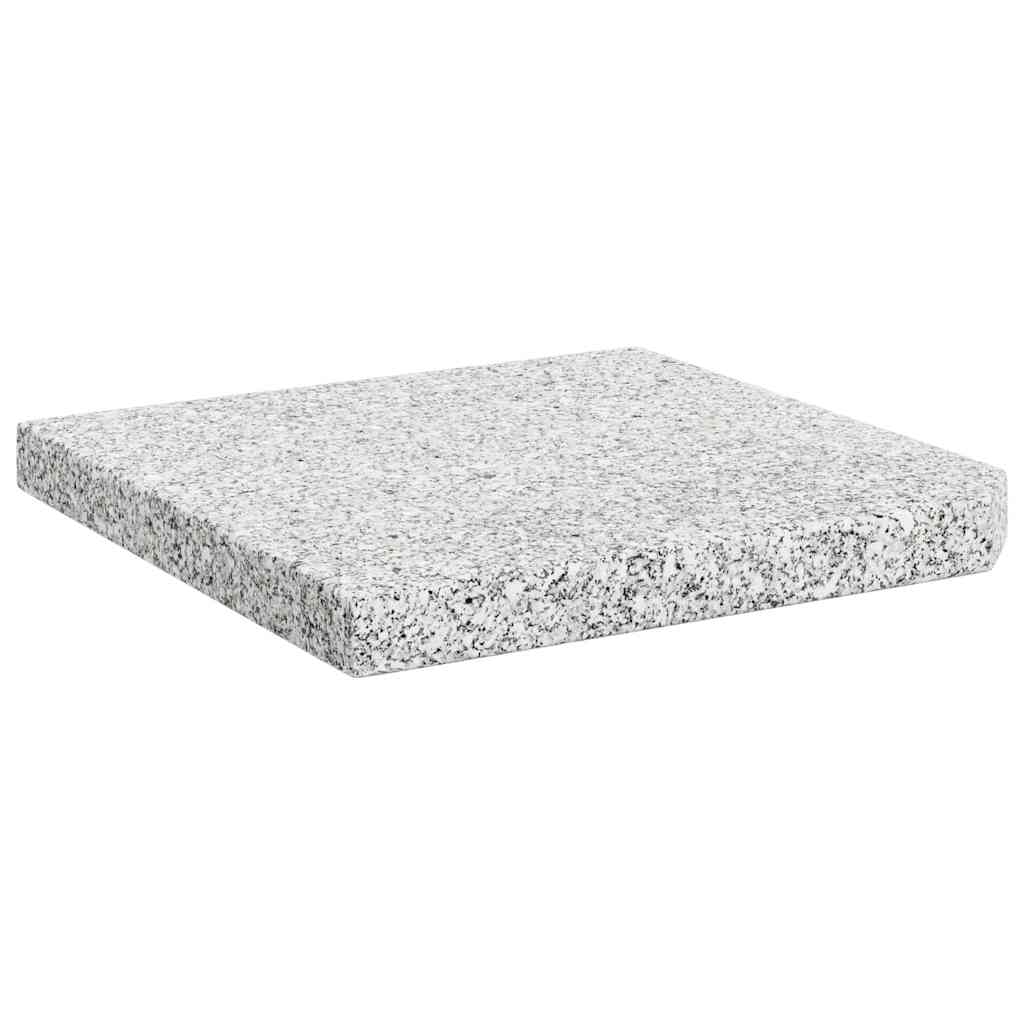 Umbrella Weight Plate Granite 25 kg Square Grey