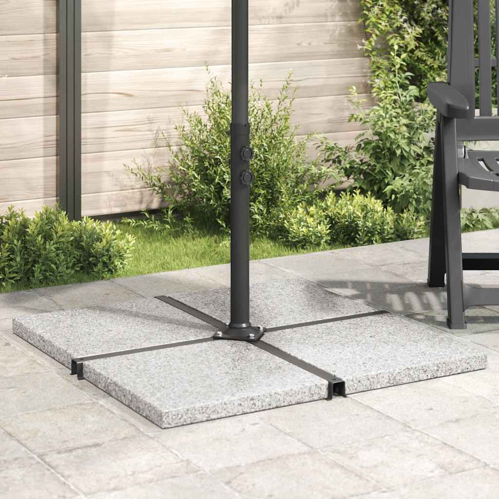 Umbrella Weight Plate Granite 25 kg Square Grey