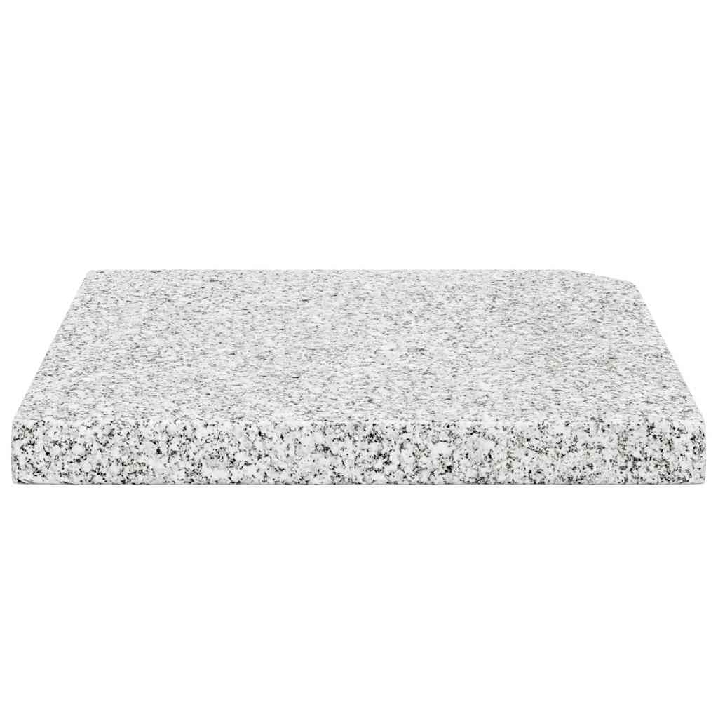 Umbrella Weight Plate Granite 25 kg Square Grey