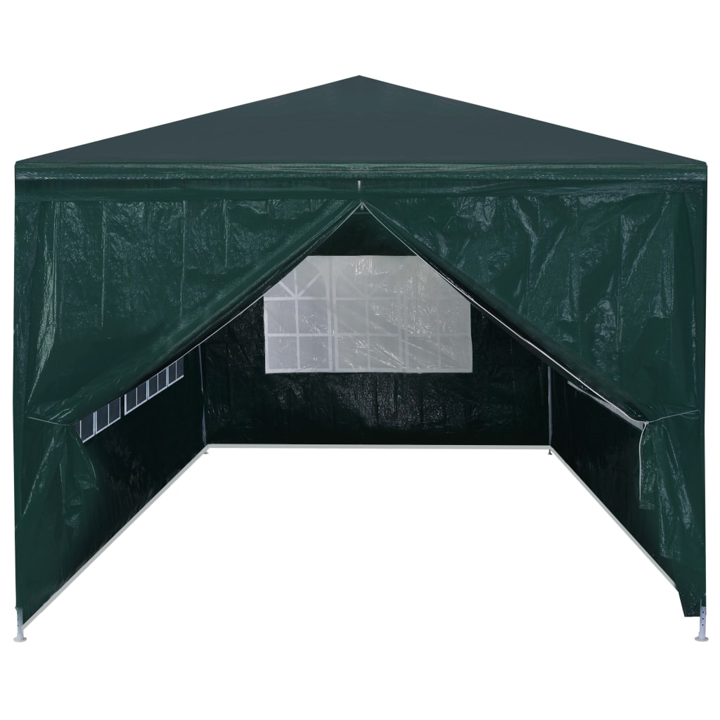Party Tent  Steel Frame Green