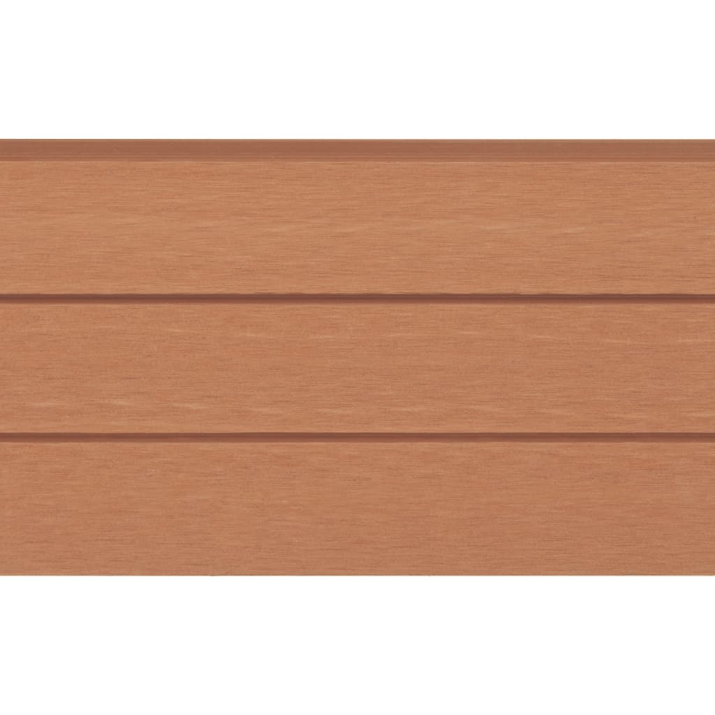 Replacement Fence Boards 9 pcs WPC 170 cm Brown