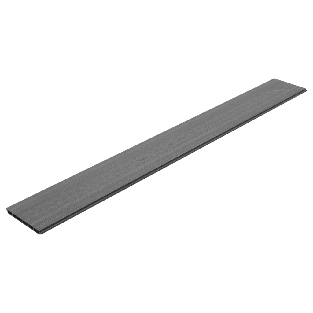 Replacement Fence Boards 9 pcs WPC 170 cm Grey
