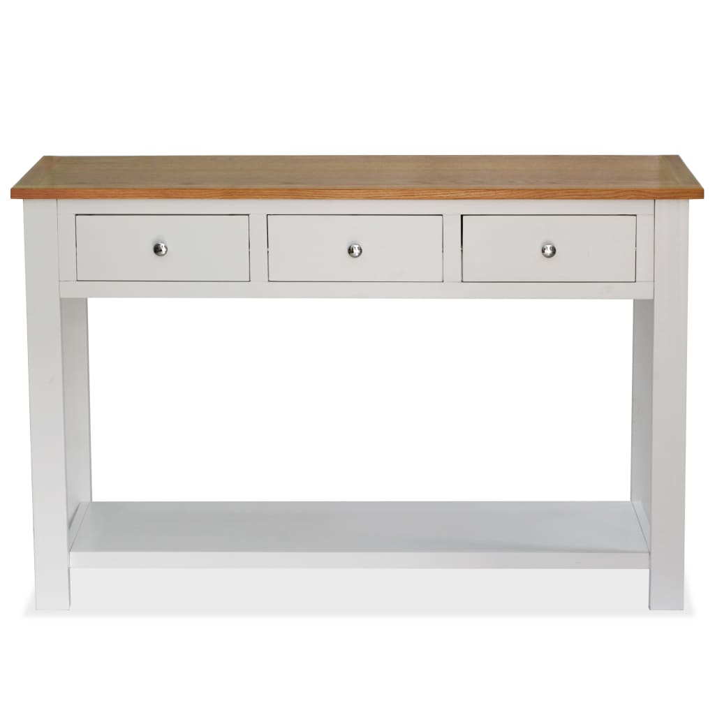 Console Table  Solid Oak Wood