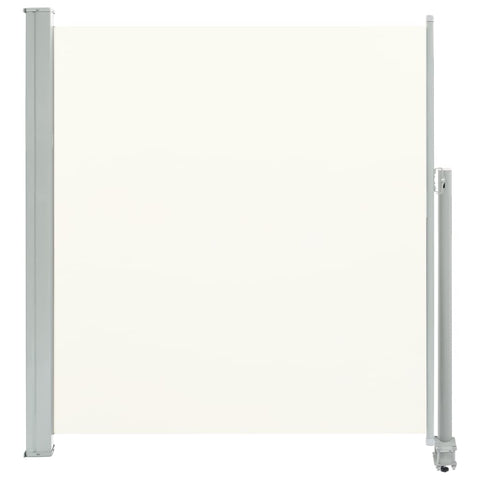 Patio Retractable Side Awning - Cream