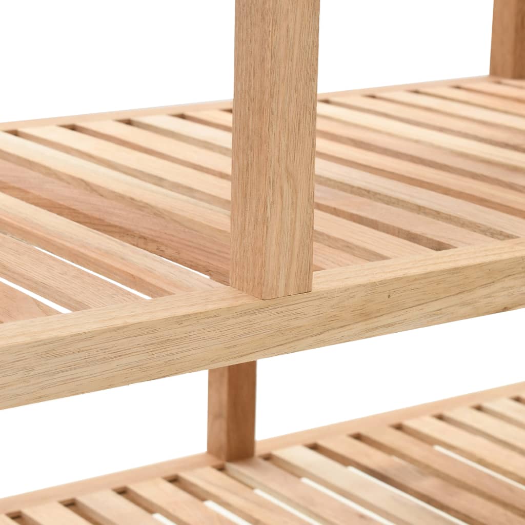 Bathroom Shelf Walnut Wood 100cm 3 Tier