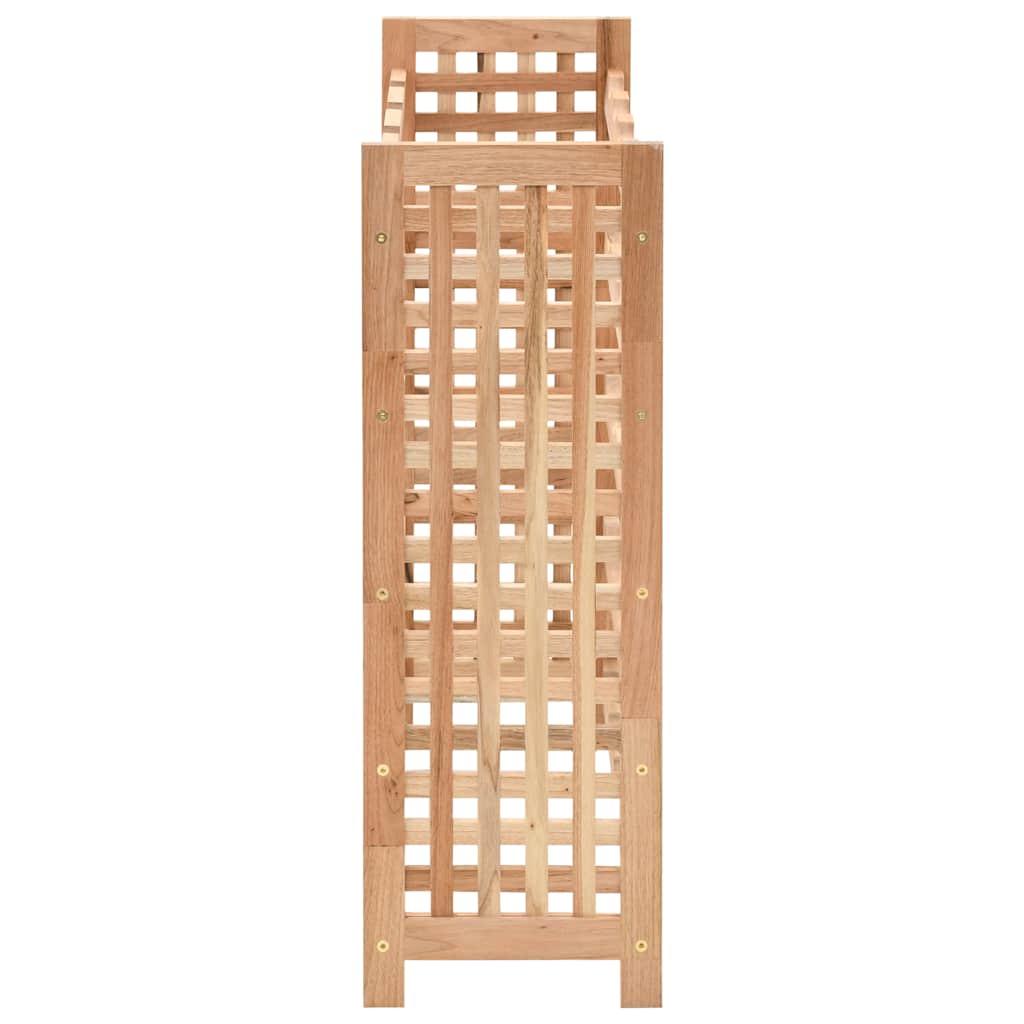 Wine Rack Solid Walnut 25 Bottles 63x25x73cm