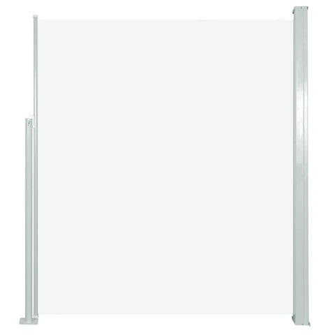 Retractable Side Awning Steel Frame - Cream
