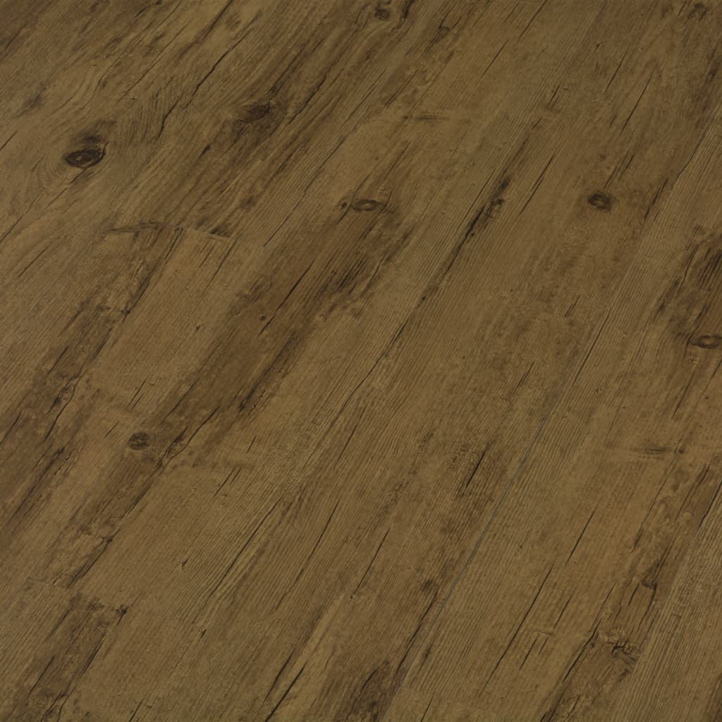 Self-adhesive Flooring Planks 4.46 mÂ² 3 mm PVC Natural Brown
