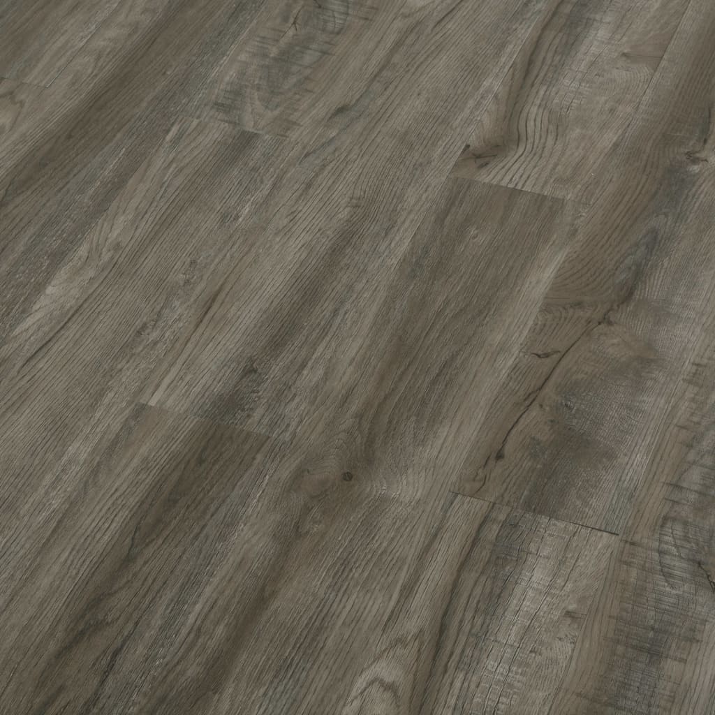 Self-adhesive Flooring Planks 4.46 mÂ² 3 mm PVC Grey and Brown