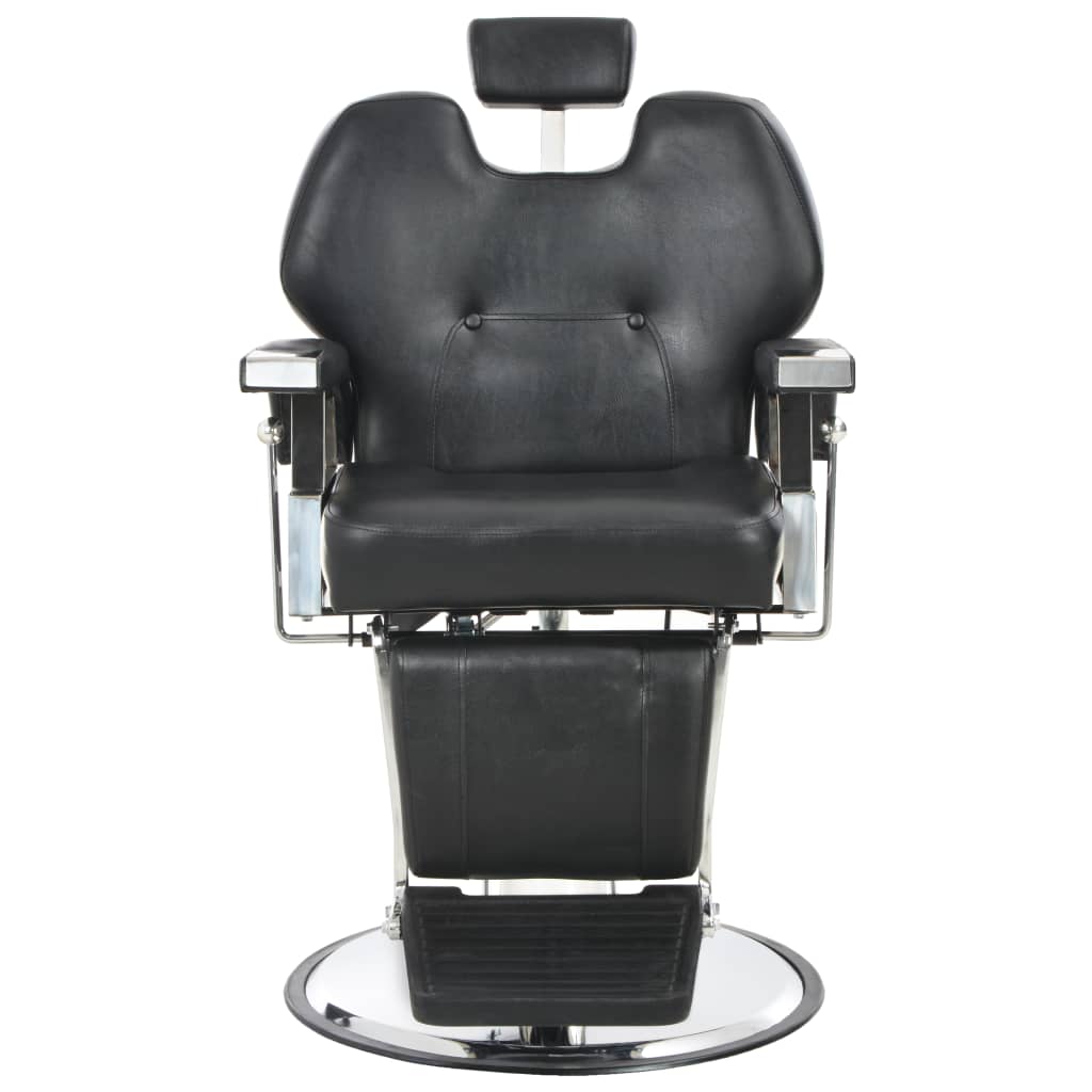 Barber Black Leather Salon Chair