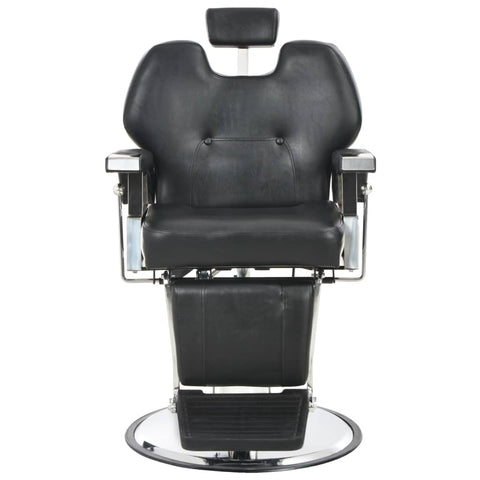 Barber Black Leather Salon Chair