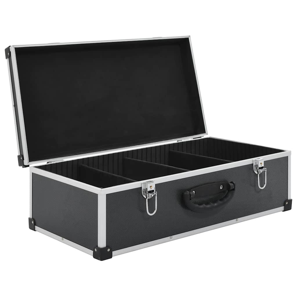 CD Case 80 Disc Aluminium Lockable Storage | Simpledeals
