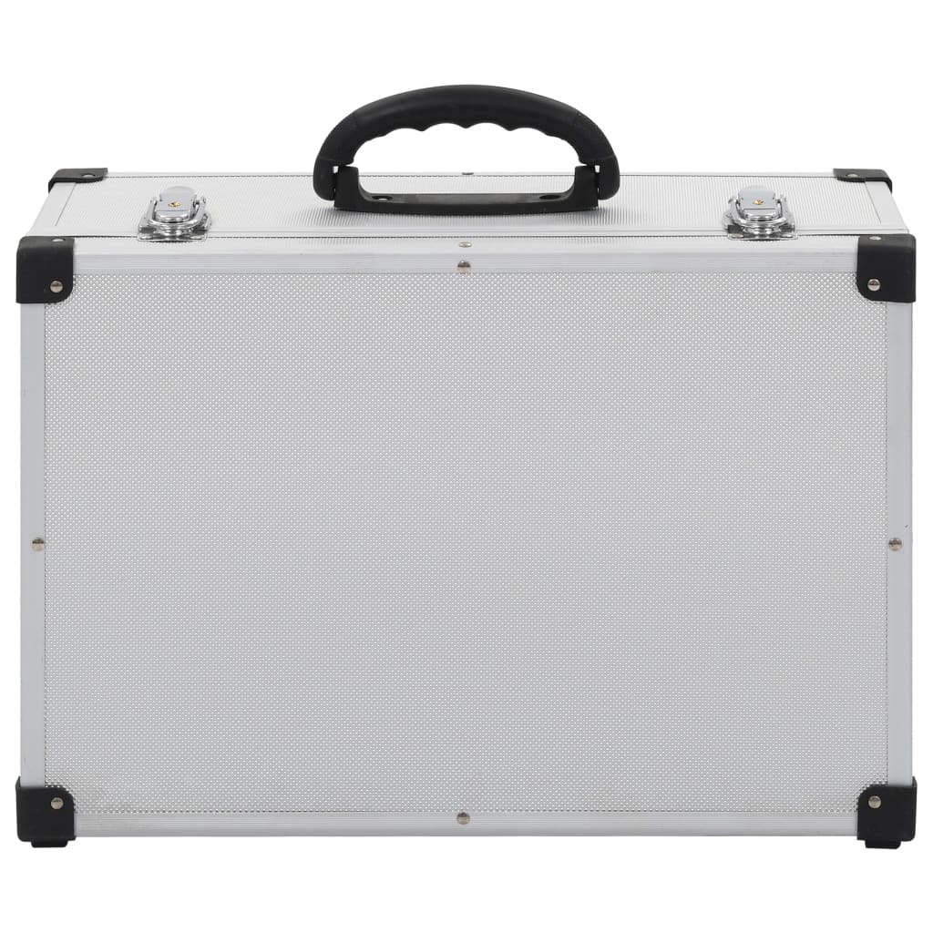 CD Case for 60 CDs Aluminium ABS Silver, Silver colour