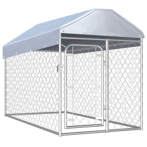 Dog Kennel with Roof