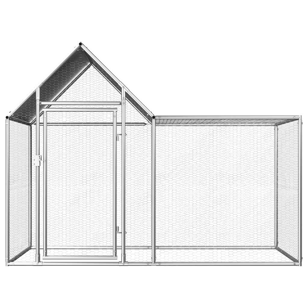 Galvanised Steel Chicken Coop 2x1x1.5m | Simpledeals