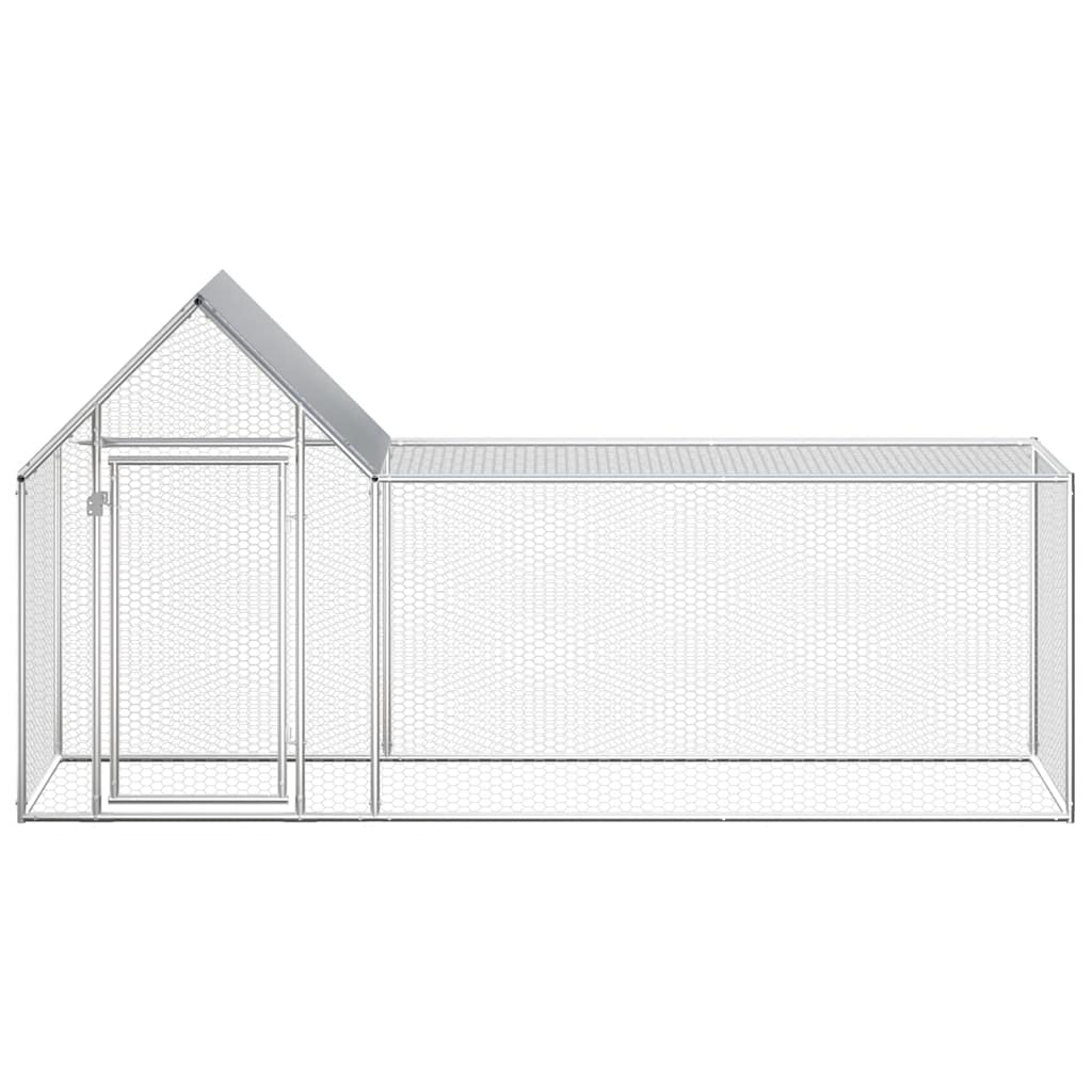 Galvanised Steel Chicken Coop 3x1x1.5m | Simpledeals