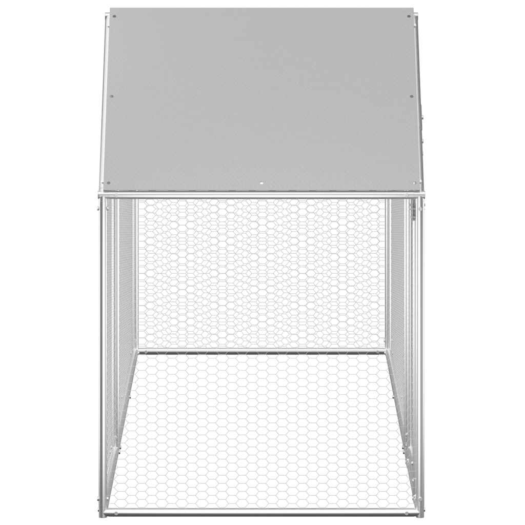 Galvanised Steel Chicken Coop 3x1x1.5m | Simpledeals