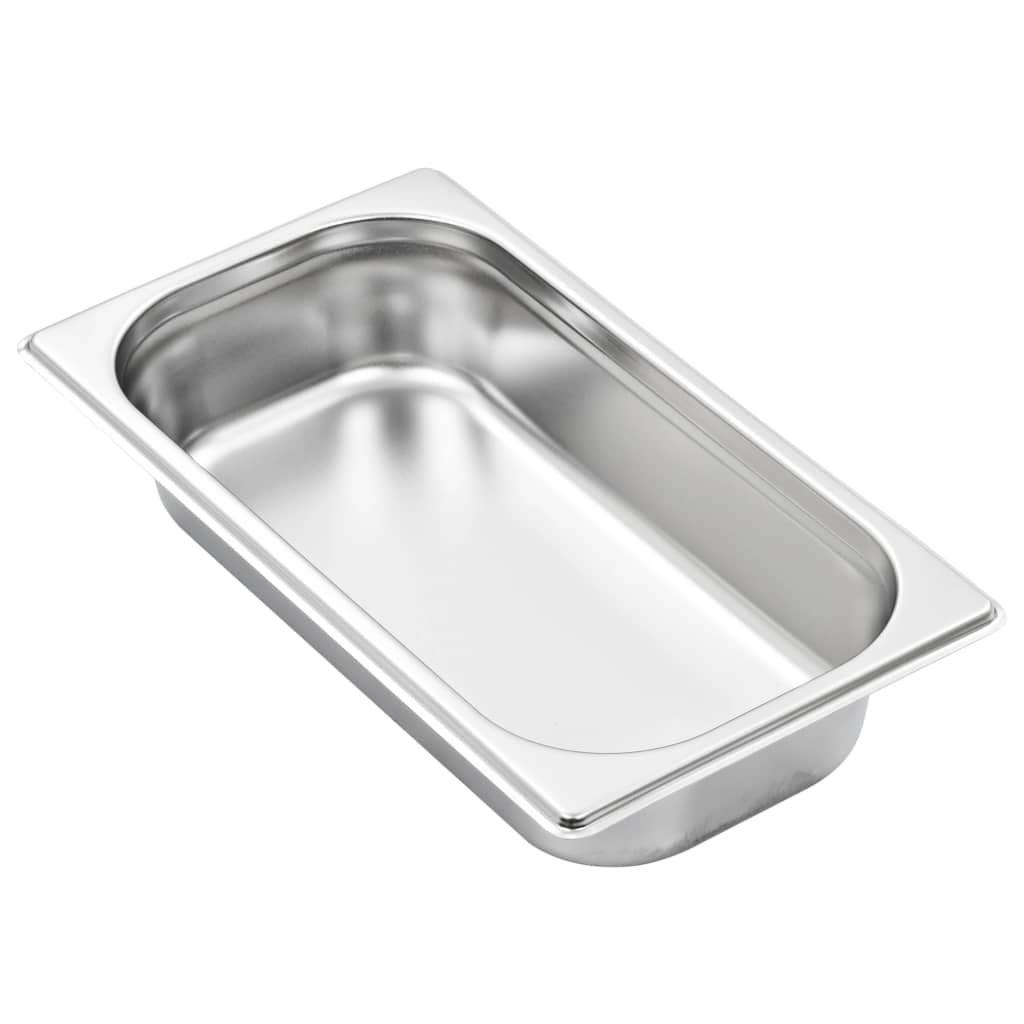 Gastronorm Containers 8 pcs GN 1/3 65 mm Stainless Steel