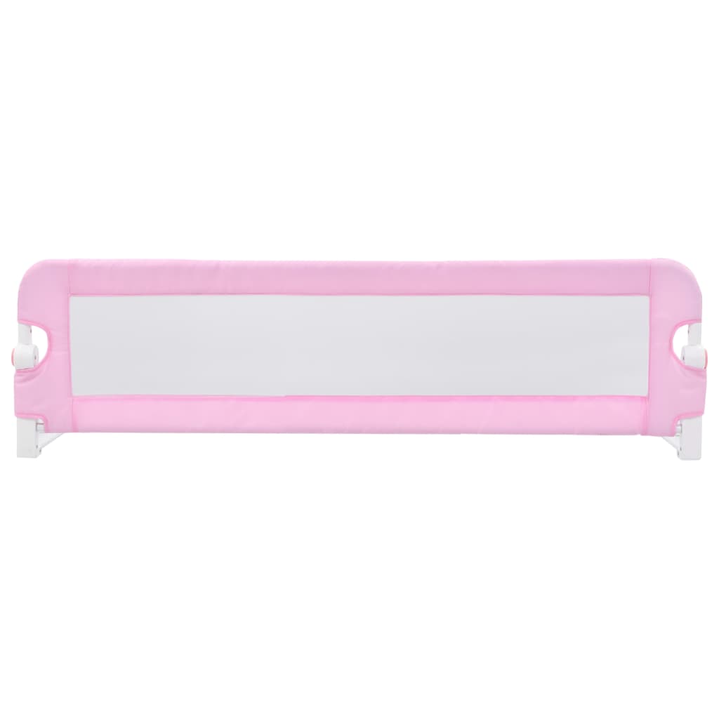 Toddler Safety Bed Rail Pink Polyester