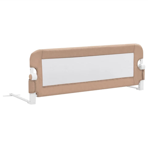 Toddler Safety Bed Rail Taupe Polyester