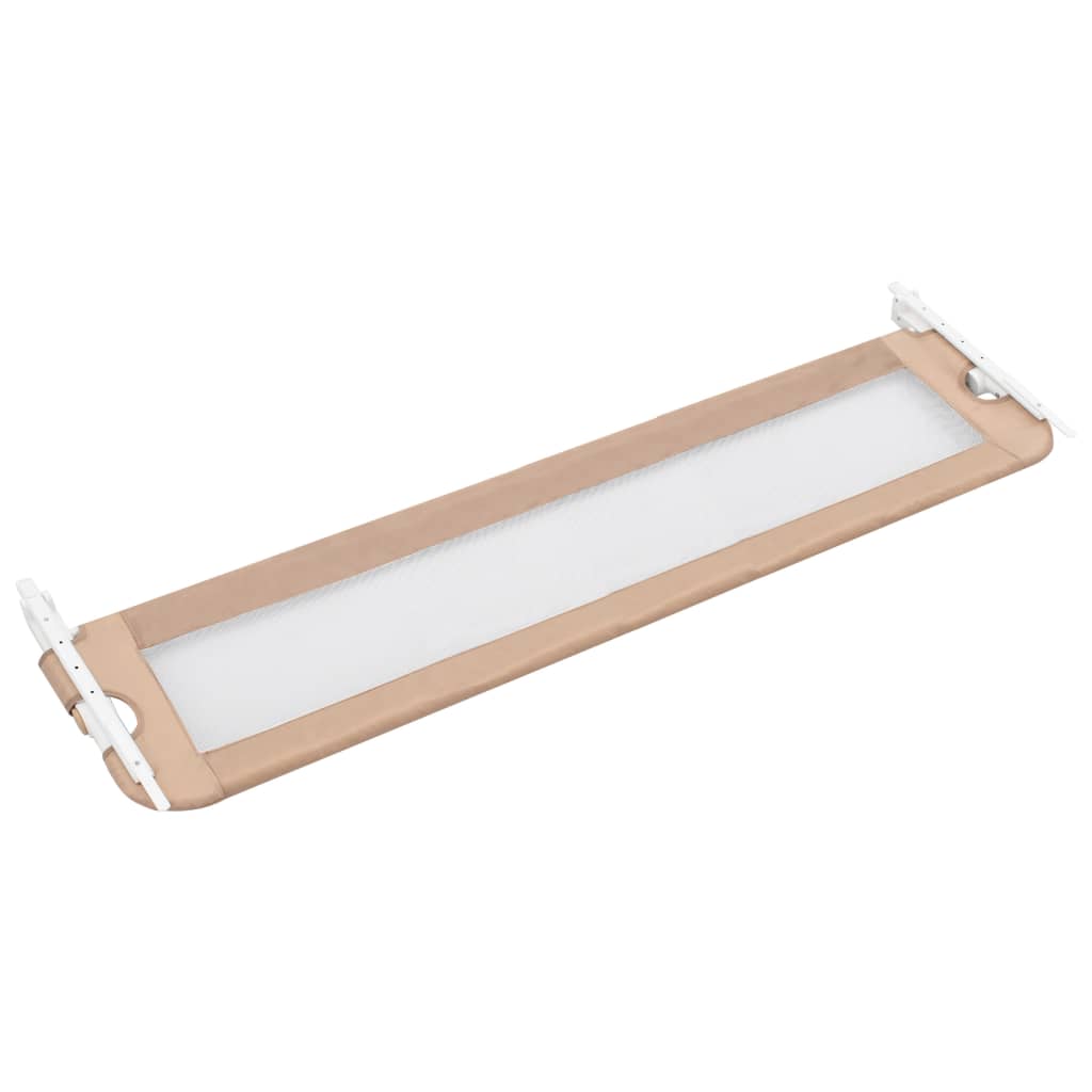 Toddler Safety Bed Rail--Taupe Polyester