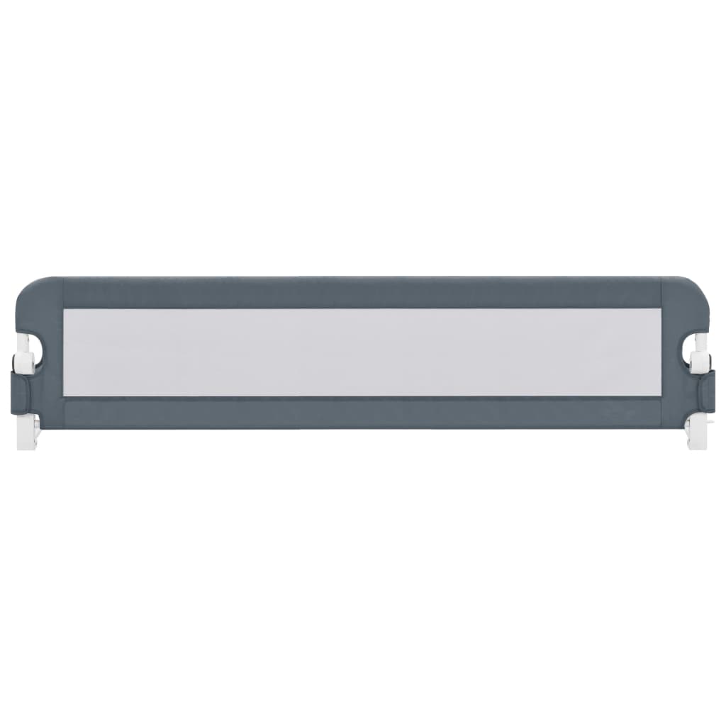 Toddler Safety Bed Rail--Grey Polyester