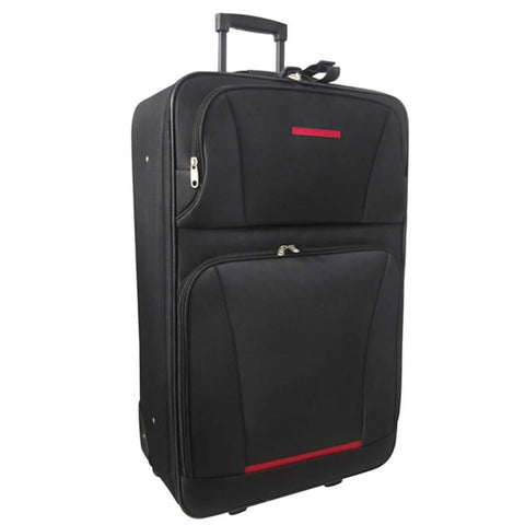5 Piece Travel Luggage Set Black