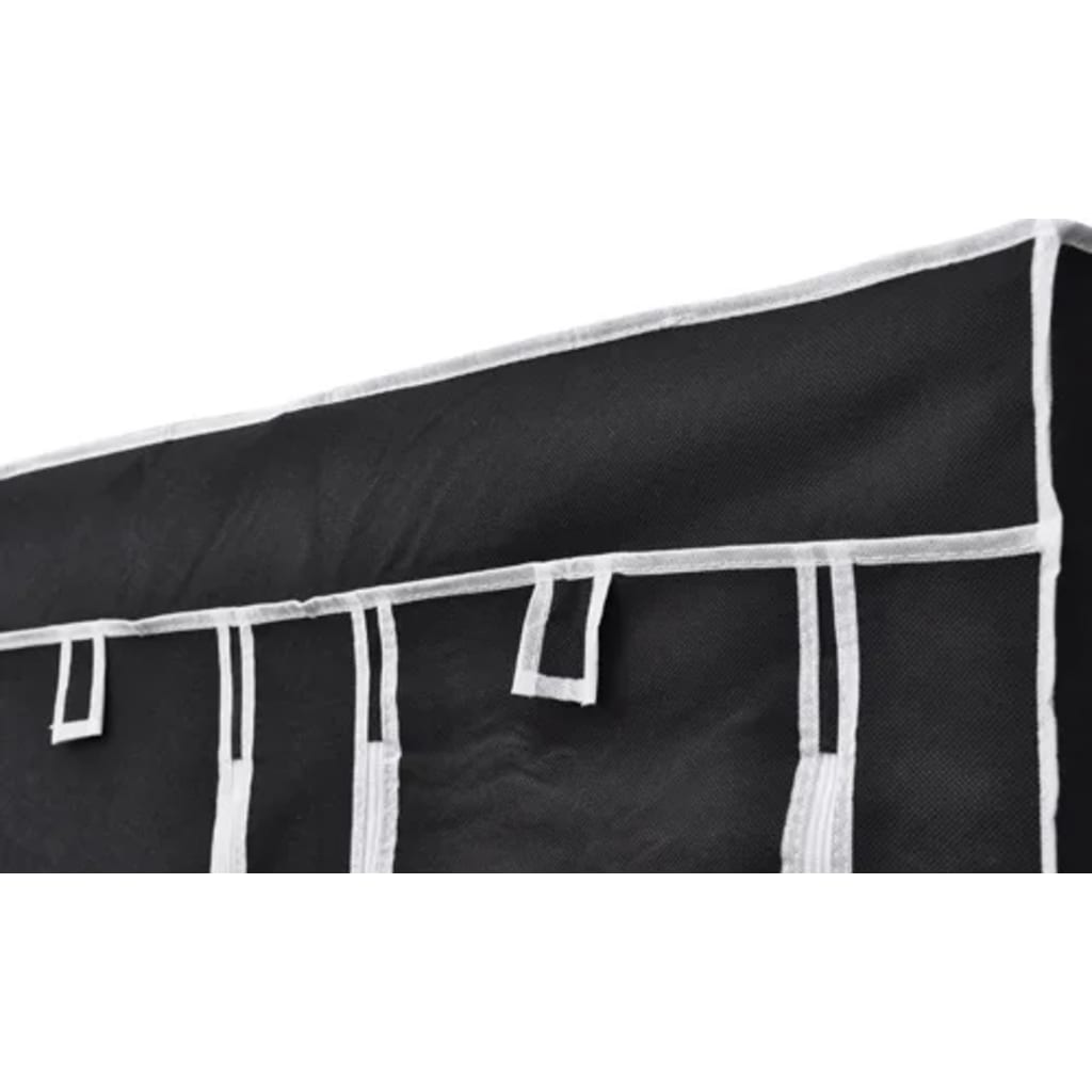 Folding Wardrobe Black
