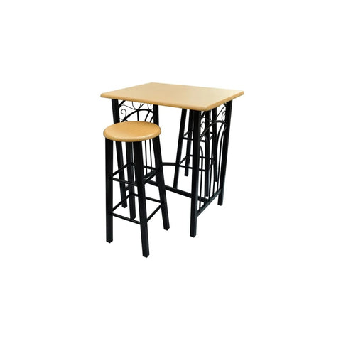 Breakfast/Dinner Table Dining Set MDF with Black