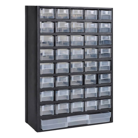 41-Drawer Plastic Storage Cabinet Tool Bo