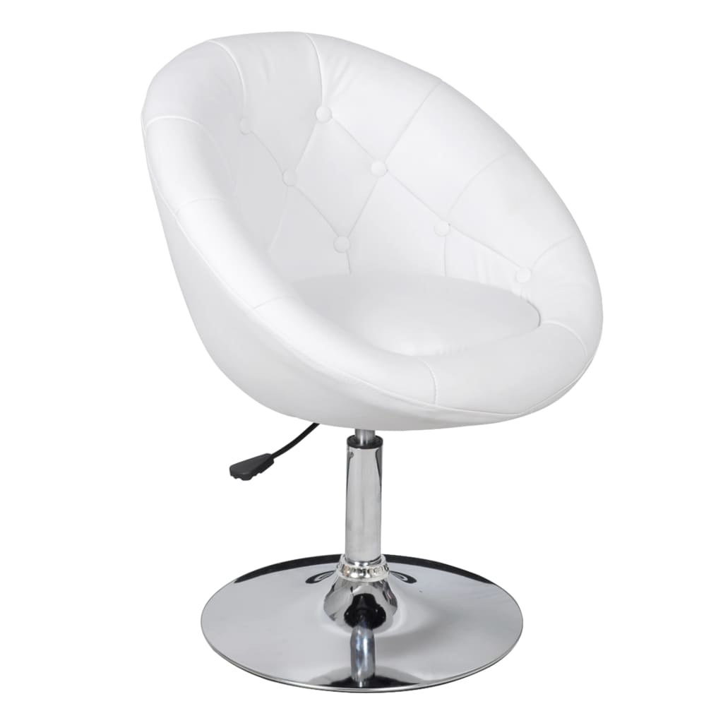 Bar Chair White Leather