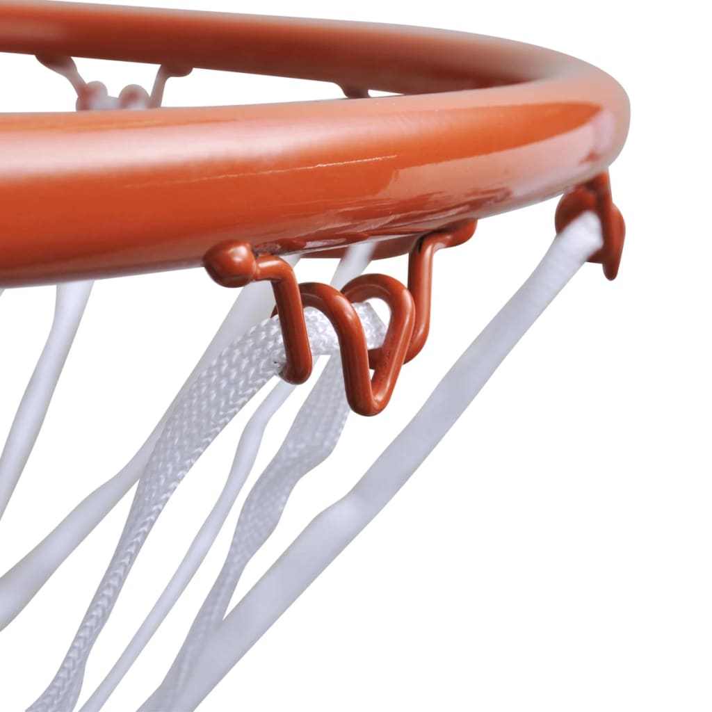 Basketball Goal Hoop Set Rim with Net Orange
