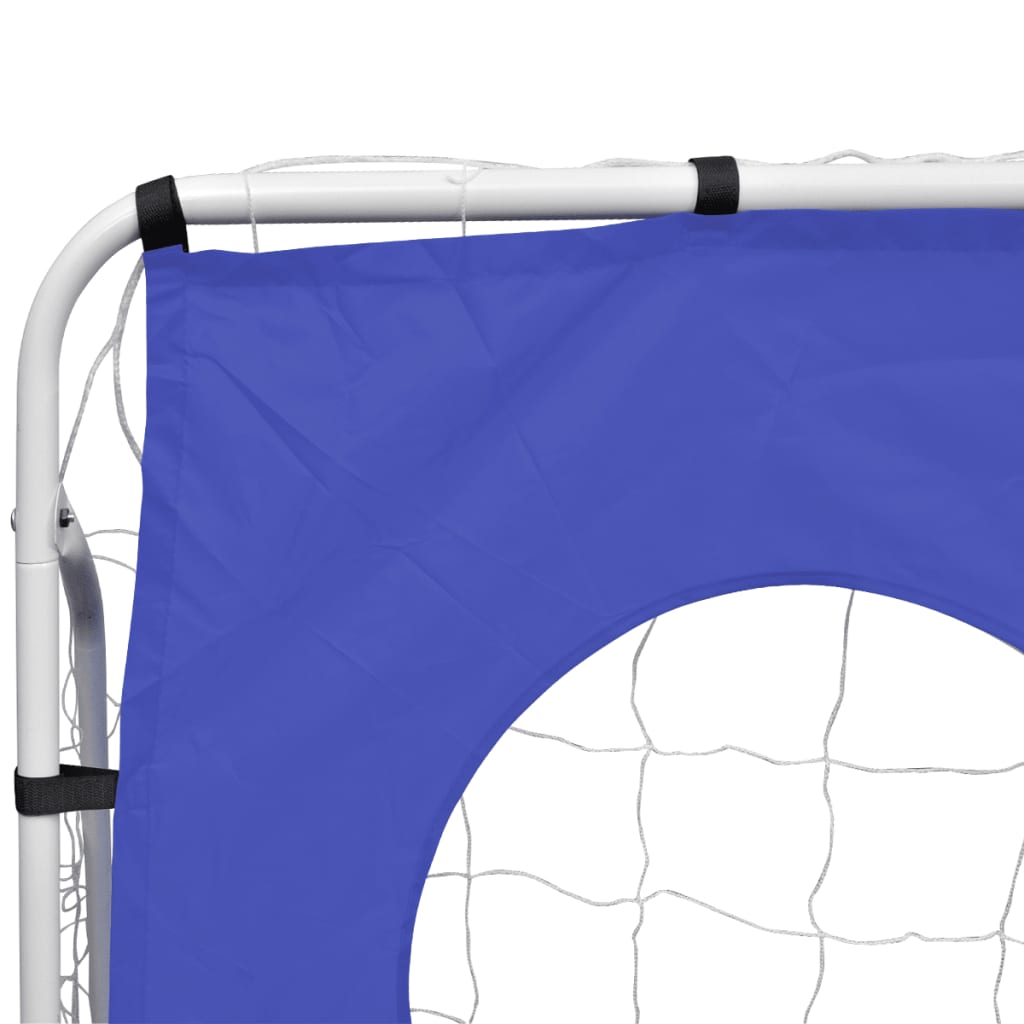 Soccer Goal with Aiming Wall Steel High-quality
