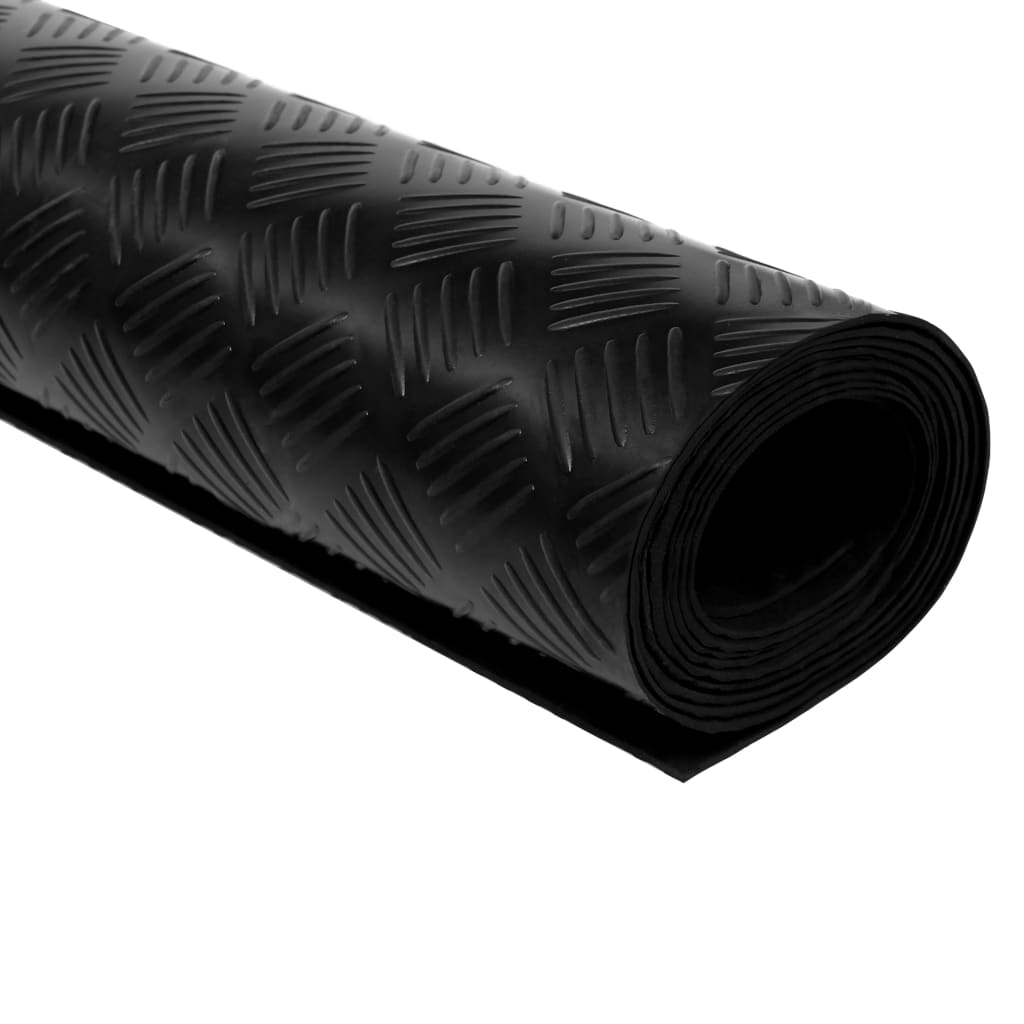 Rubber Floor at Anti-Slip Checker Plate M