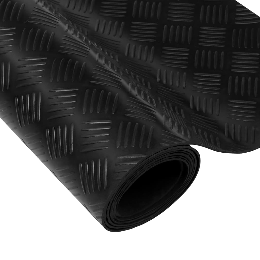 Rubber Floor at Anti-Slip Checker Plate M