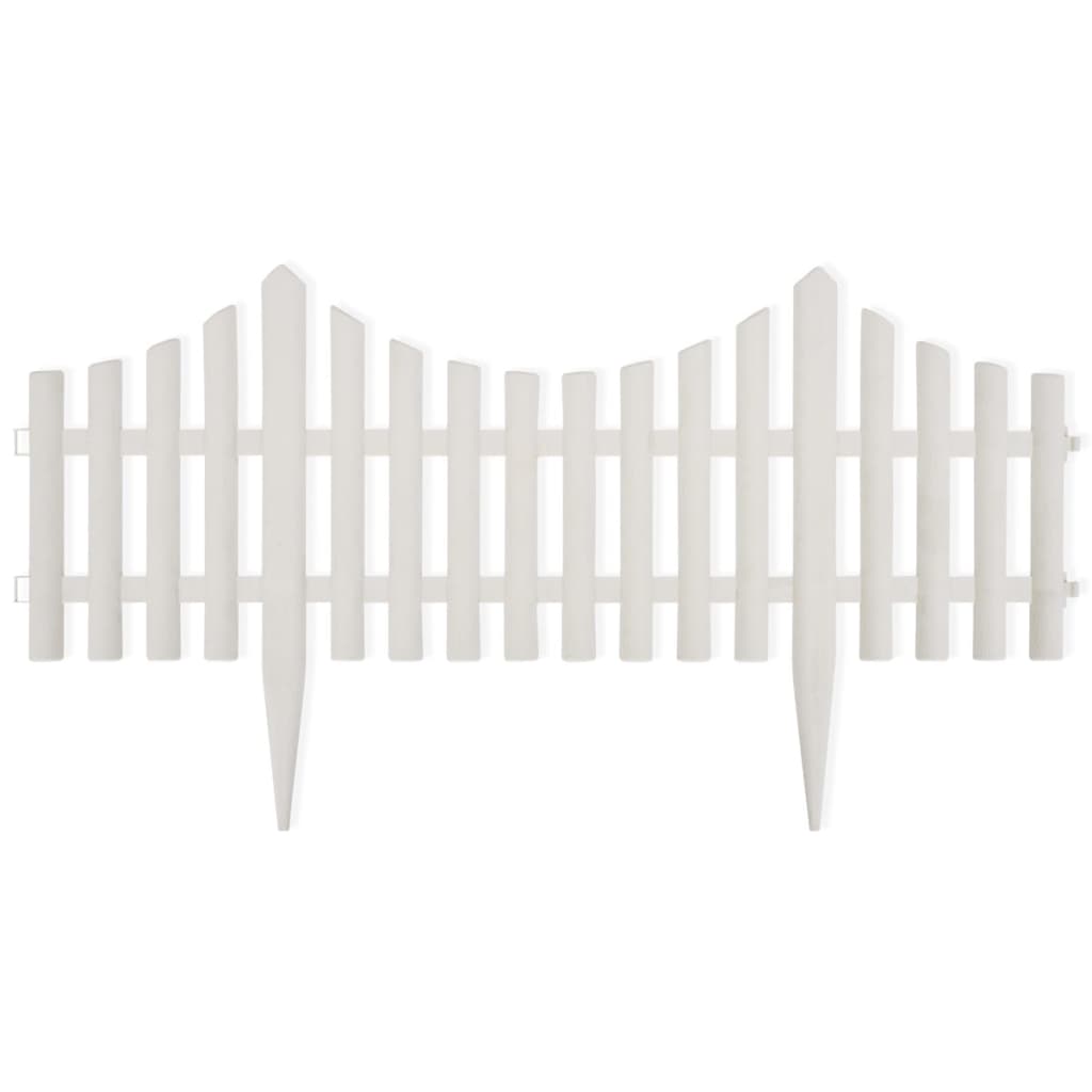17 Pcs - White Lawn Divider 17 pcs / 10 m