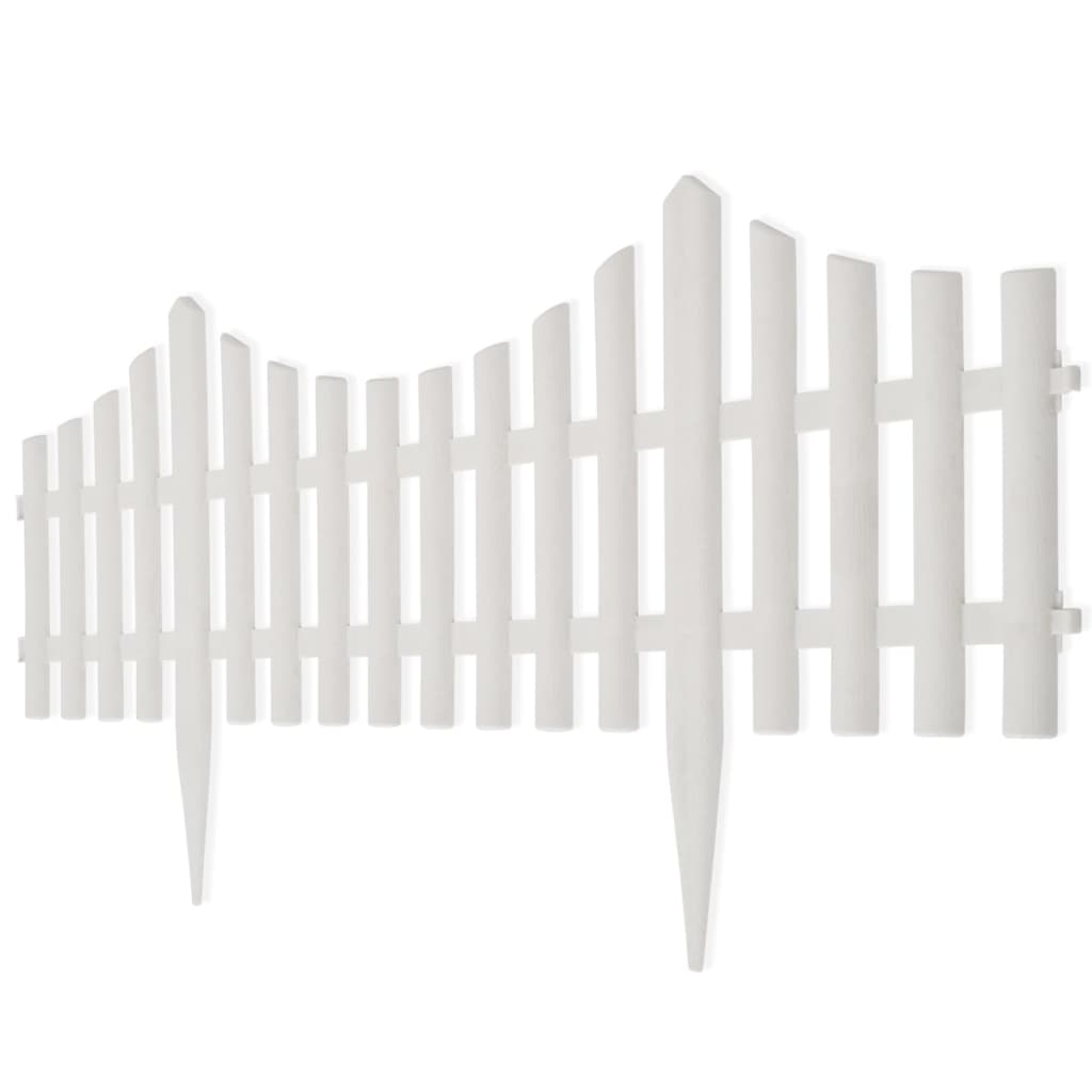 White Lawn Divider 17 pcs / 10 m | White colour